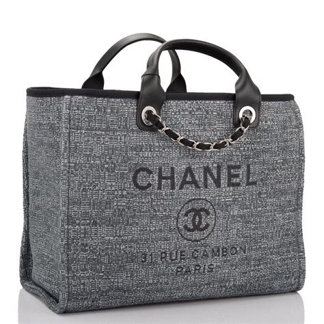 chanel medium deauville tote|Chanel canvas tote 2021.